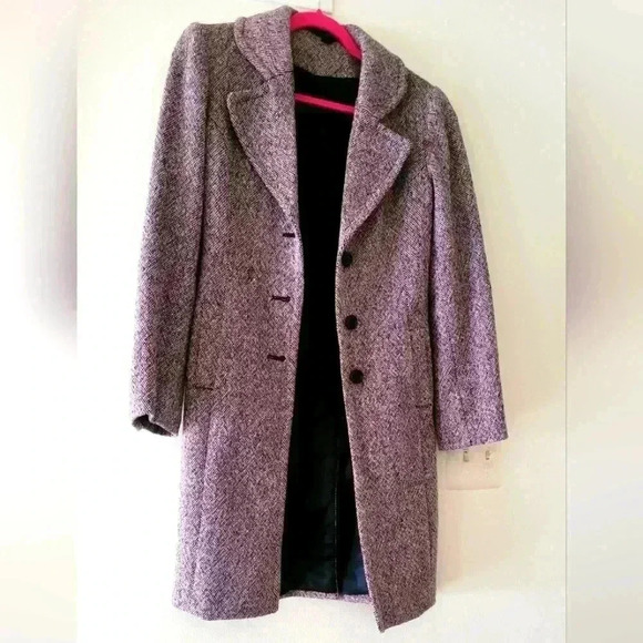 Express Design Studio wool coat, light purple,  XS, in excellent condition. - Picture 2 of 11